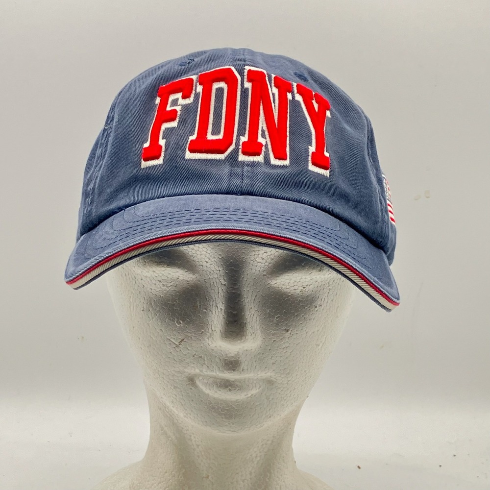 FDNY Hat Kennedy Athletic Stephen‎ Siller 9-11 Baseball Cap Blue